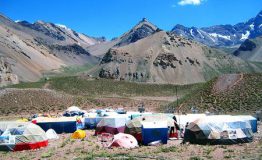 Wyprawa na Aconcagua 6962 m - Kamienny Strażnik Andów - obóz